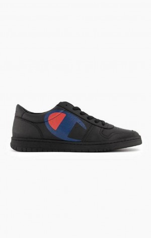 Chaussures de Sport Champion 919 Roch Low Trainers Homme Noir | 9380-NHATO