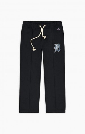 Pantalon Jogger Champion Detroit MLB Droit Leg Woven Trousers Homme Bleu Foncé | 4570-GENLI