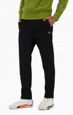 Pantalon Jogger Champion Drawstring Cuffed Woven Joggers Homme Noir | 5082-BEIMU