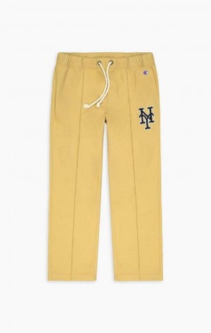 Pantalon Jogger Champion New York MLB Droit Trousers Homme Beige | 0594-PDQWH