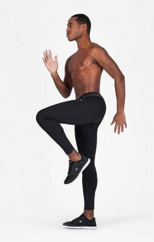 Pantalon Jogger Champion Quick Dry Compression Course Leggings Homme Noir | 7498-JKPTA