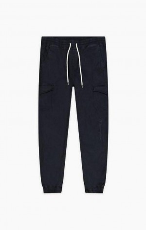 Pantalon Jogger Champion Rubber Label Script Logo Fleece Pants Homme Noir | 5316-RKDMT