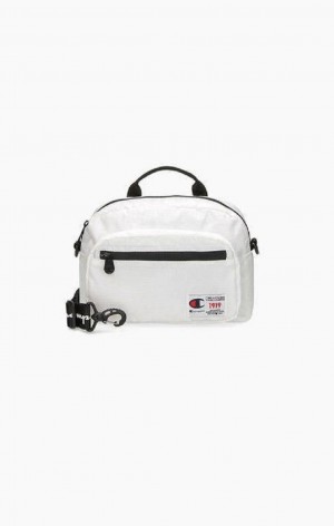 Sacs Champion 1919 Messenger Bag Femme Blanche | 3517-UNSBO