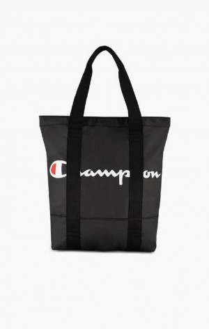 Sacs Champion 1919 Script Logo Tote Bag Homme Noir | 1497-XULOJ