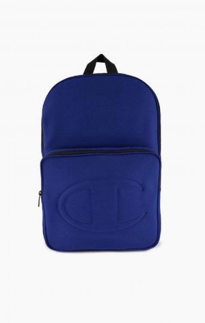 Sacs Champion Debossed C Logo Neoprene Backpack Homme Bleu | 7156-XCTZG