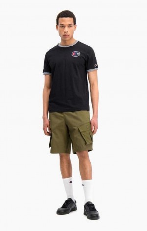 Short Champion Cargo Pocket Shorts Homme Vert | 0971-UDQME