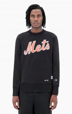 Sweats Champion New York MLB Sweatshirt Homme Noir | 6089-CTXAY