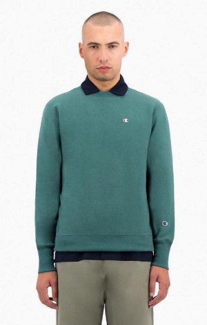 Sweats Champion Reverse Weave Sweatshirt Homme Vert | 8725-VRLFB