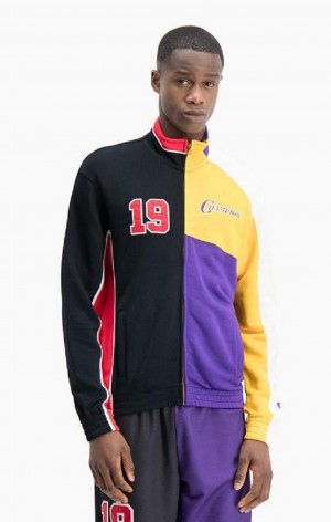 Vestes Champion NBMIX Patchwork 'Champion 19' Basketball Jacket Homme Noir | 8597-TPWIL