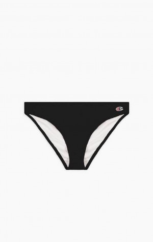 Vetement de Bain Champion Classiche C Hipster Bikini Bottoms Femme Noir | 6912-EBDCO