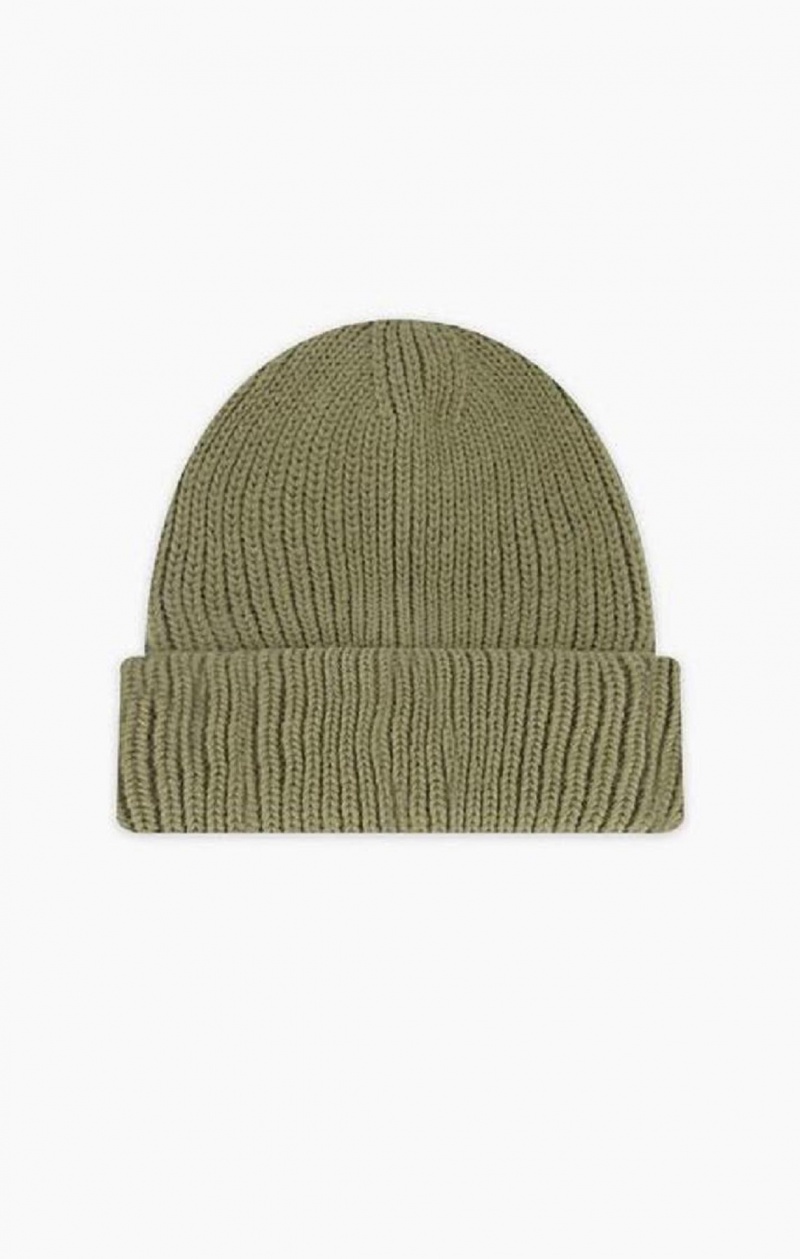 Chapeaux Champion C Logo Patch Alti Beanie Hat Femme Beige | 9321-ZNRYF