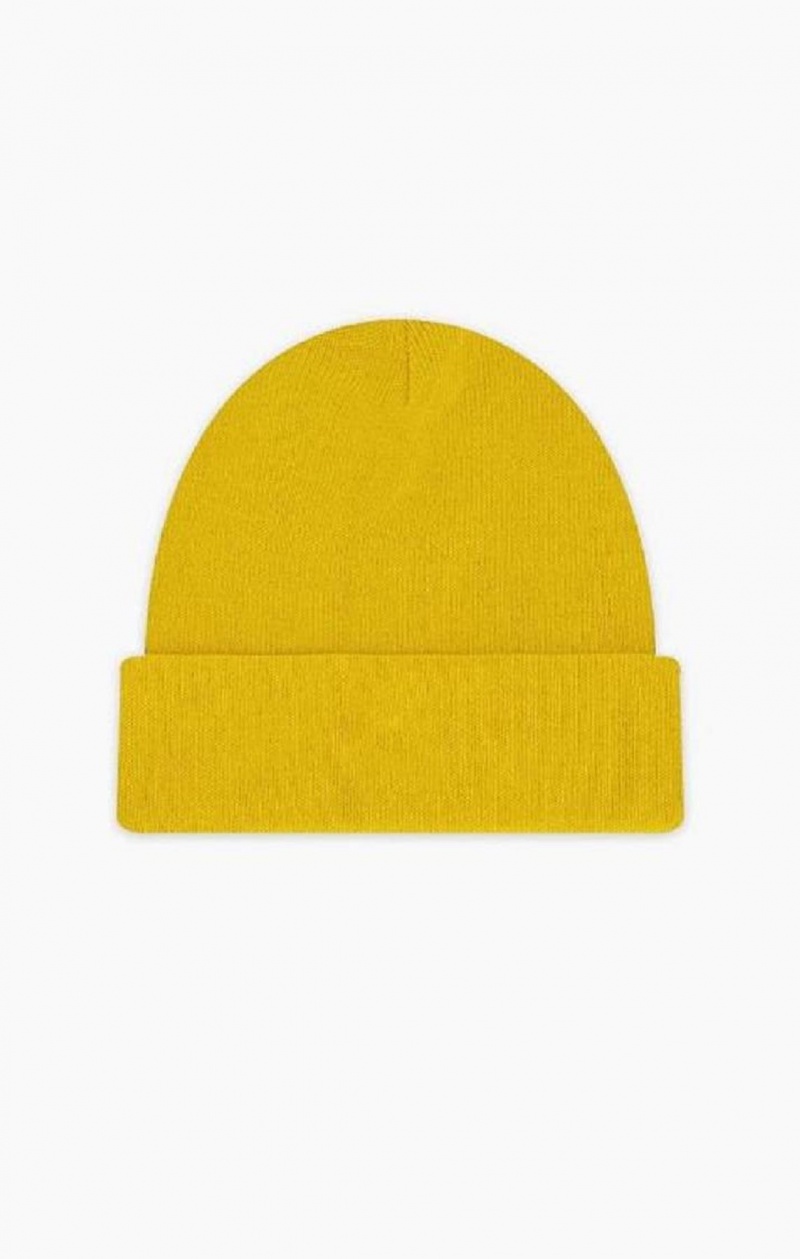 Chapeaux Champion C Logo Recycled Yarn Beanie Hat Homme Doré | 8591-WDMTI