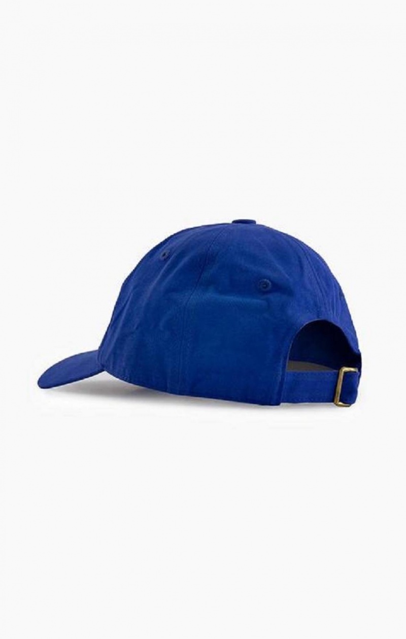 Chapeaux Champion Classiche Script Logo Baseball Cap Homme Bleu | 4678-ONRTU