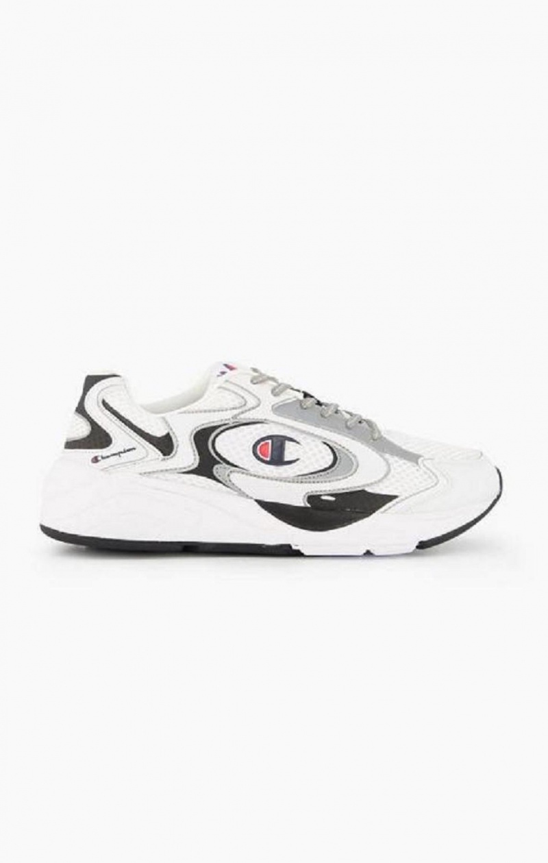 Chaussures de Sport Champion Embroidered C Logo Trainers Homme Blanche | 2769-HBMCQ