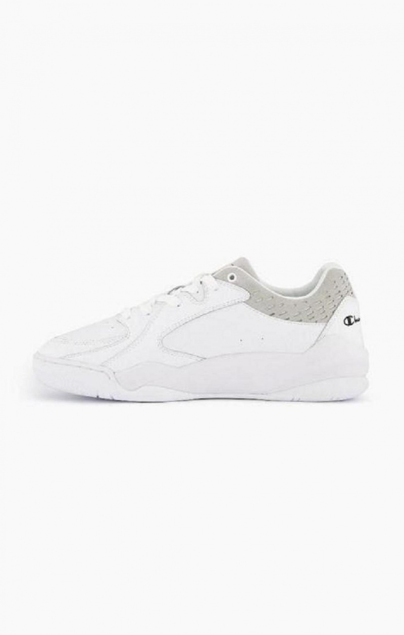 Chaussures de Sport Champion Zone Low Trainers Homme Blanche | 6027-BMZVO