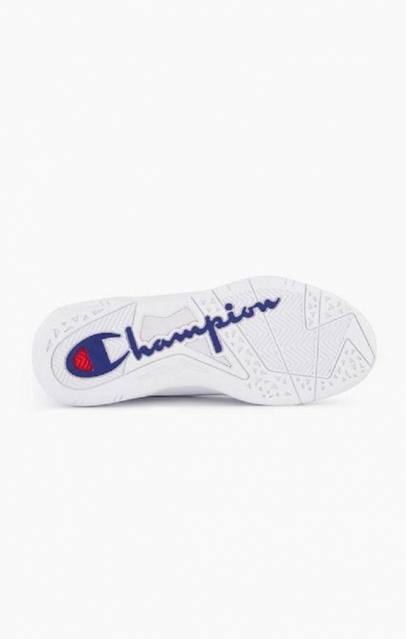 Chaussures de Sport Champion Zone Low Trainers Homme Blanche | 6027-BMZVO