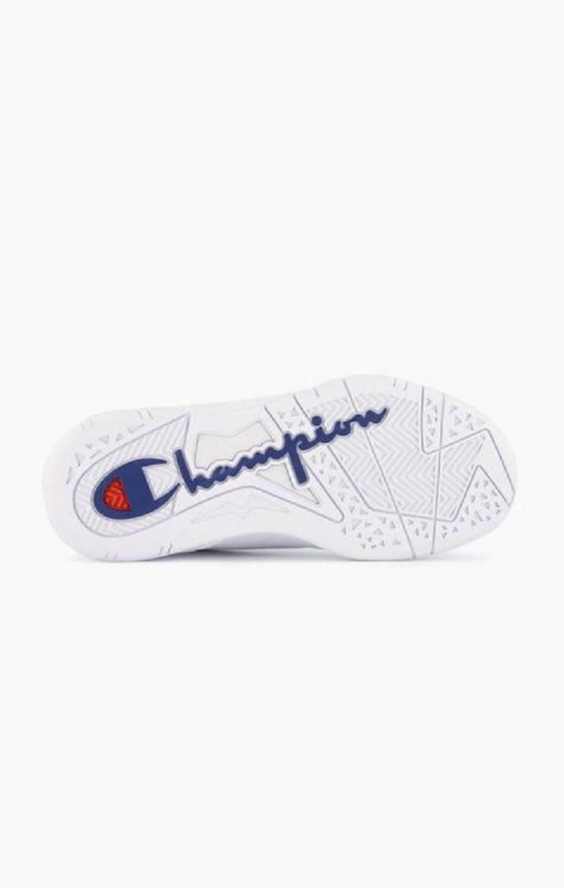 Chaussures de Sport Champion Zone Mid Trainers Femme Blanche | 6489-ZTHGL