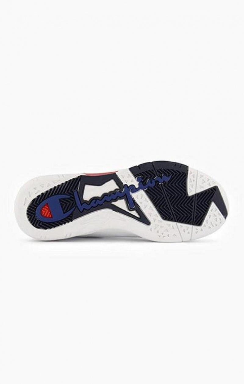 Chaussures de Sport Champion Zone Mid - Century Edition Trainers Homme Blanche | 4781-YNJKS