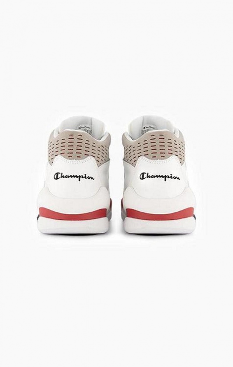 Chaussures de Sport Champion Zone Mid - Century Edition Trainers Homme Blanche | 4781-YNJKS