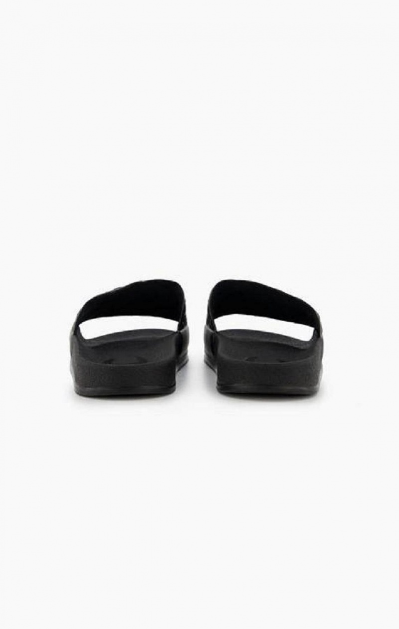 Claquette Champion C Logo Pool Slides Femme Noir | 6293-QKYSW