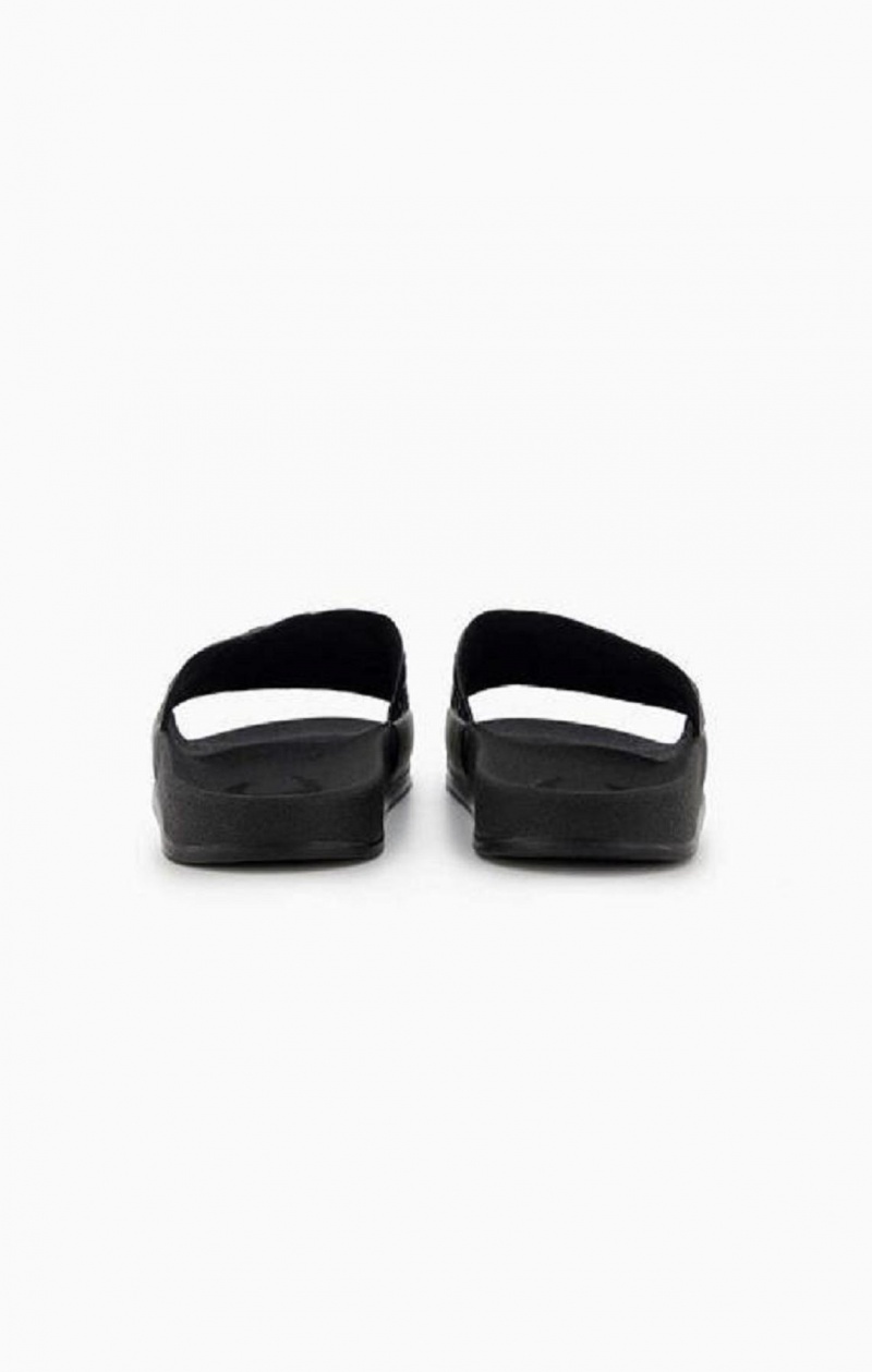 Claquette Champion C Patch Pool Slides Homme Noir | 6785-PLBGC