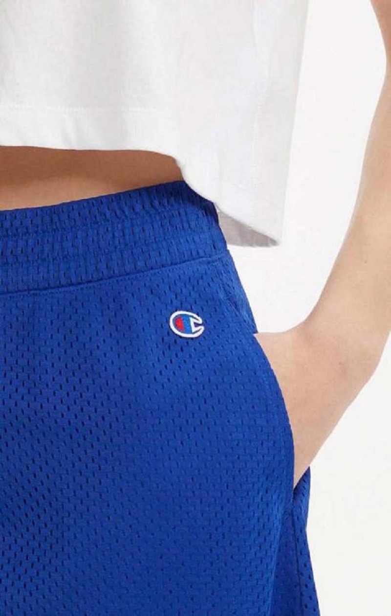 Jupes Champion Mesh Tennis Mini Skirt Femme Bleu | 1740-KIFWG