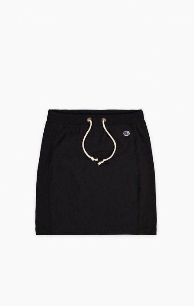 Jupes Champion Stretch Reverse Weave Sweat Skirt Femme Noir | 6952-VSAKW