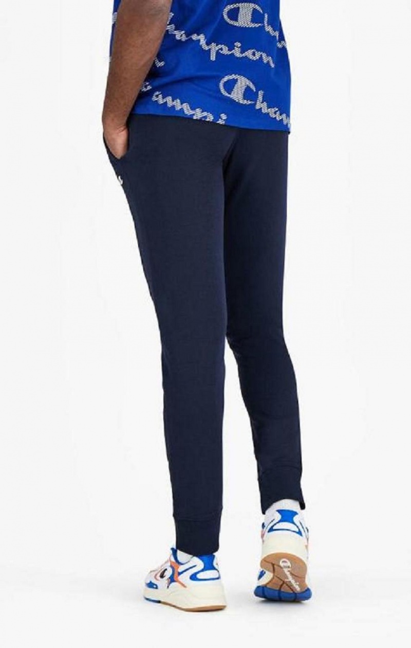 Pantalon Jogger Champion C Logo Detail Cuffed Joggers Homme Bleu Foncé | 7928-IMJPN