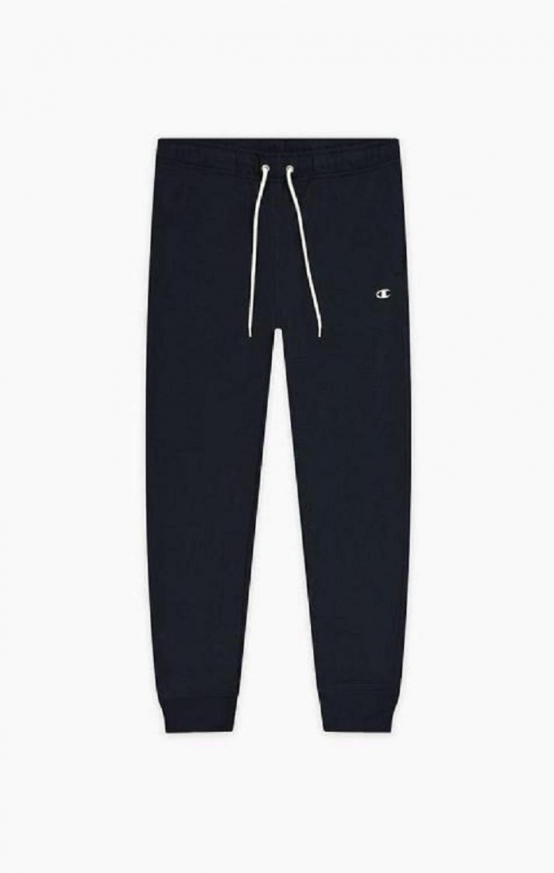 Pantalon Jogger Champion C Logo Detail Cuffed Joggers Homme Bleu Foncé | 7928-IMJPN