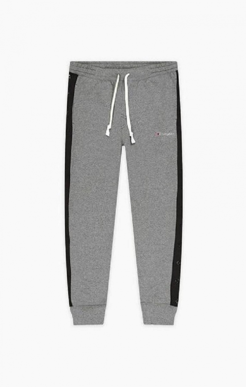 Pantalon Jogger Champion C Logo Tape Fleece Joggers Homme Grise Foncé | 5173-JEYND