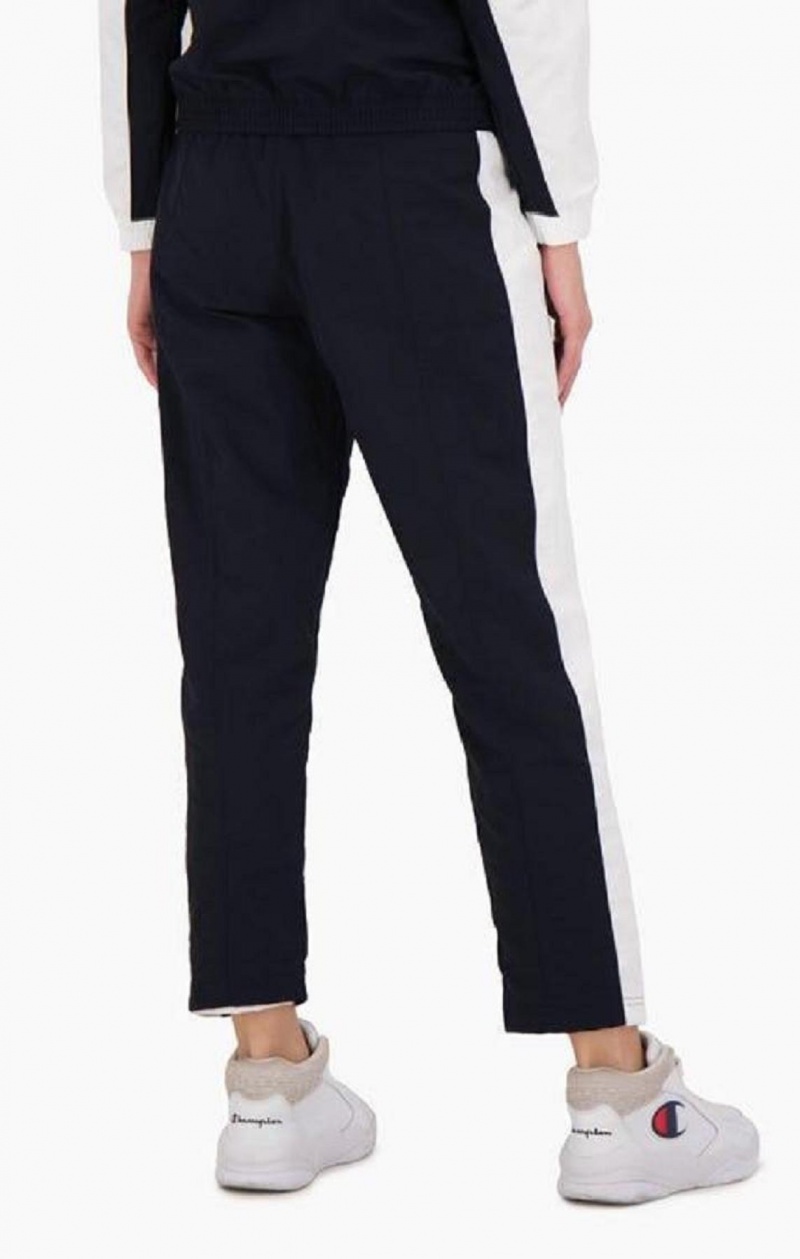 Pantalon Jogger Champion Colour Block Popper Piste Pants Femme Noir | 7103-BTMUR