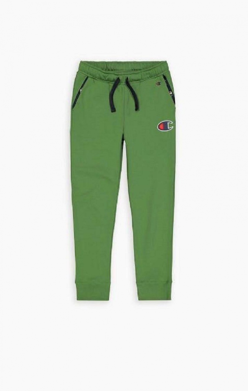 Pantalon Jogger Champion Daim C Coton Terry Cuffed Joggers Homme Vert | 3461-GDIJL