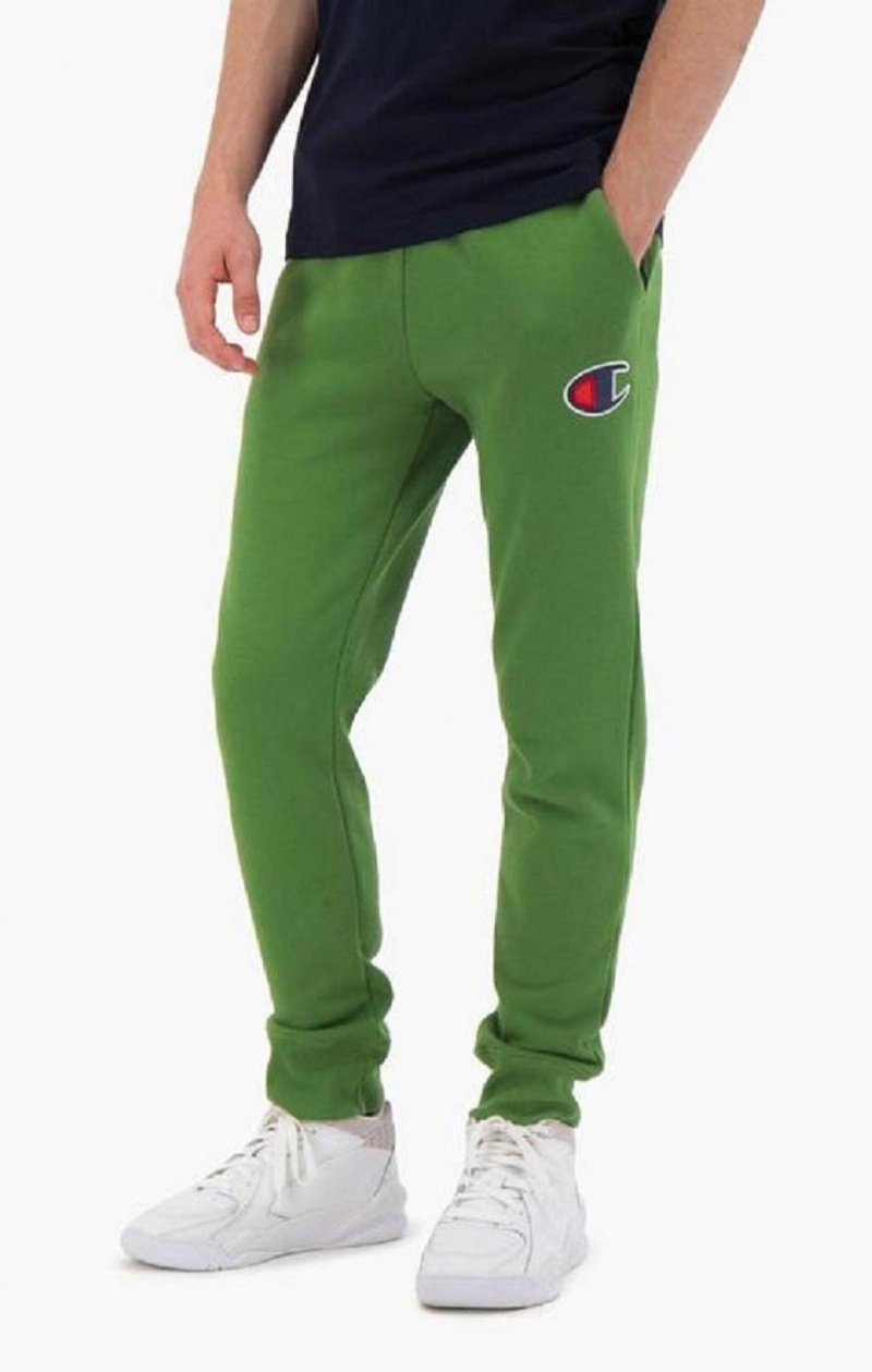 Pantalon Jogger Champion Daim C Coton Terry Cuffed Joggers Homme Vert | 3461-GDIJL