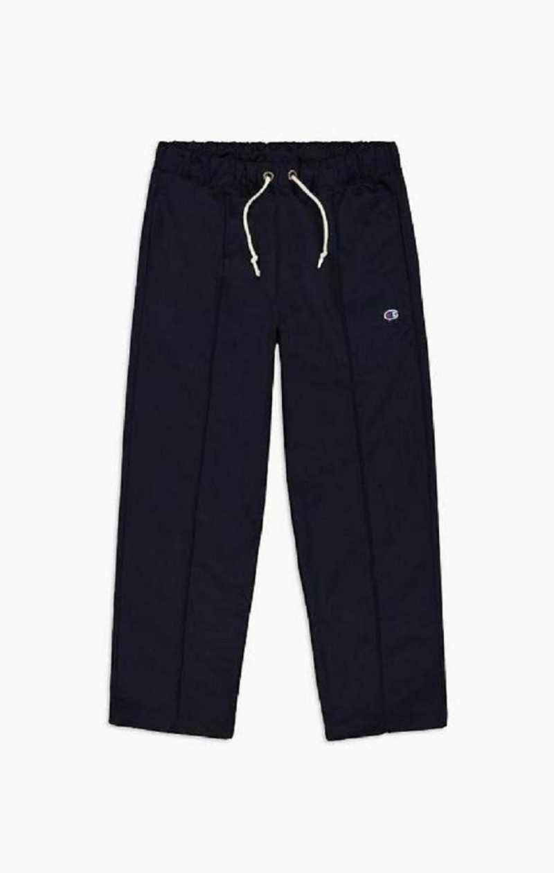 Pantalon Jogger Champion Droit Leg Front Seam Woven Trousers Homme Bleu Foncé | 1948-JYSRN