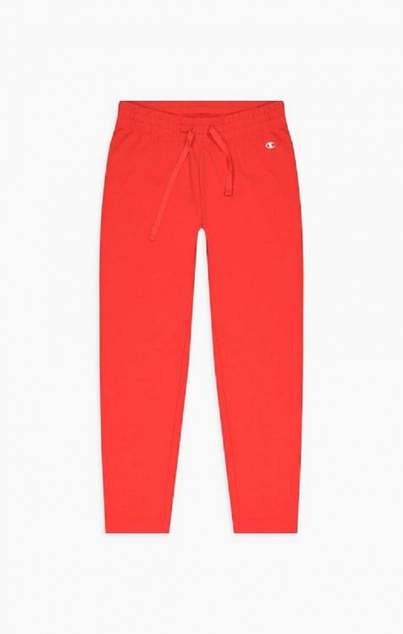 Pantalon Jogger Champion Droit Leg Piste Pants Femme Rouge | 4301-JKGRA