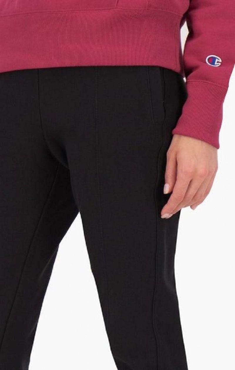 Pantalon Jogger Champion Droit Leg Reverse Weave Joggers Femme Noir | 8596-QEZDU