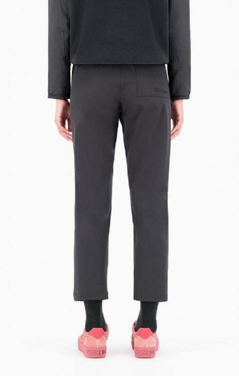 Pantalon Jogger Champion Droit Leg Stretch Trousers Femme Noir | 5796-WMJHO