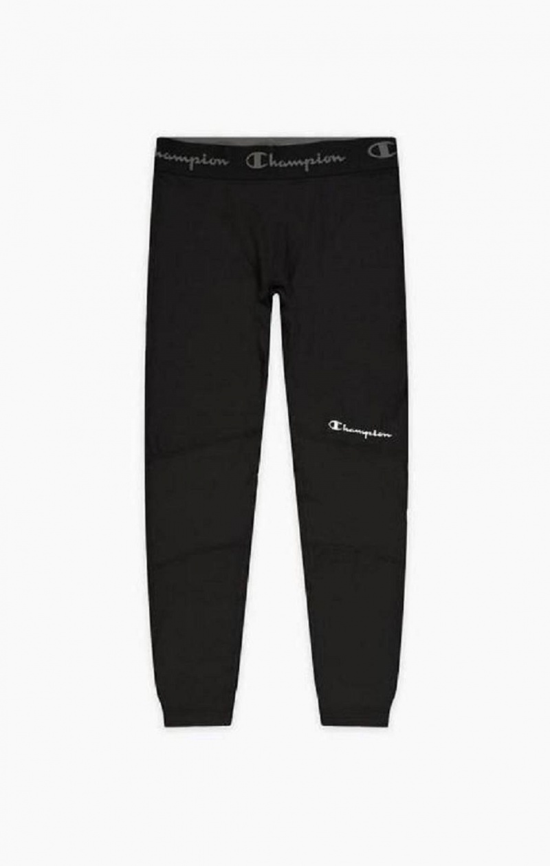 Pantalon Jogger Champion Logo Tape Stretch Leggings Homme Noir | 0457-TURMD