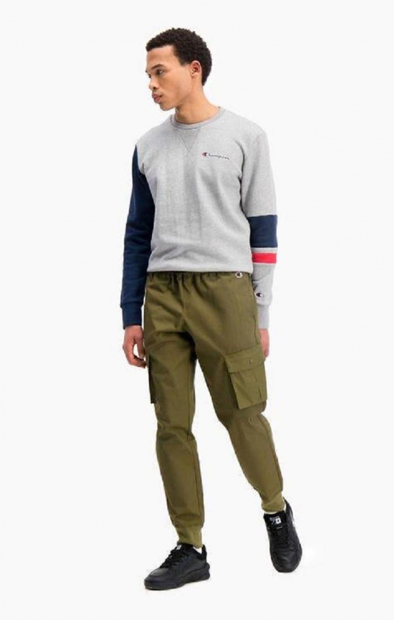 Pantalon Jogger Champion Nervuré Cuff Cargo Joggers Homme Vert | 4120-QFYDW