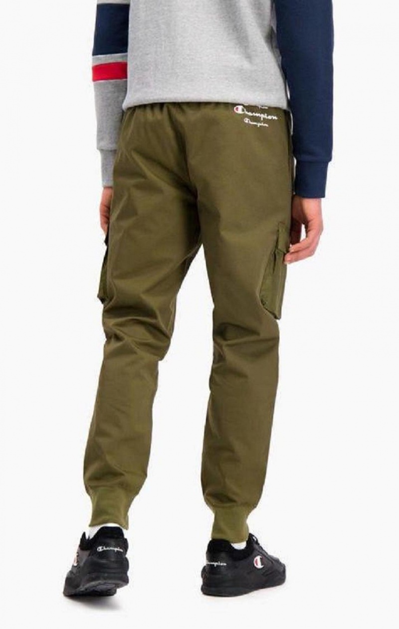 Pantalon Jogger Champion Nervuré Cuff Cargo Joggers Homme Vert | 4120-QFYDW