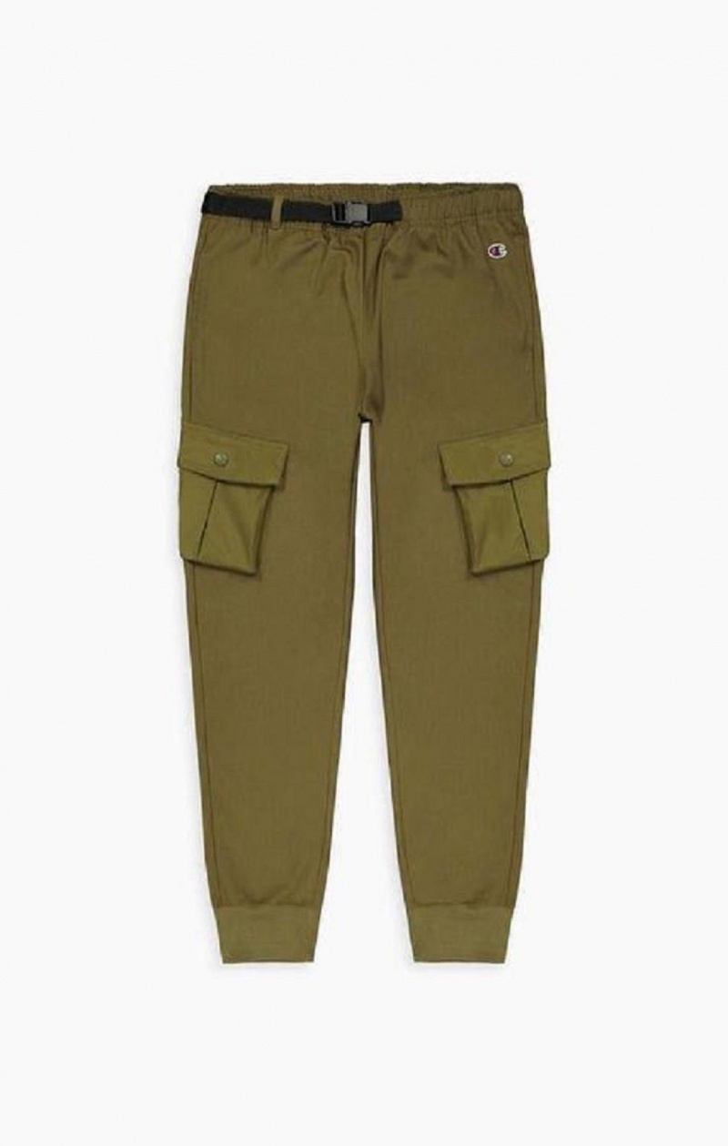 Pantalon Jogger Champion Nervuré Cuff Cargo Joggers Homme Vert | 4120-QFYDW