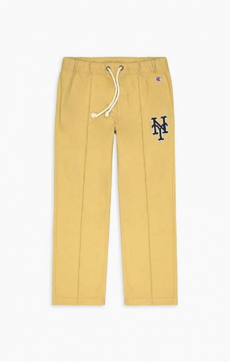 Pantalon Jogger Champion New York MLB Droit Trousers Homme Beige | 0594-PDQWH