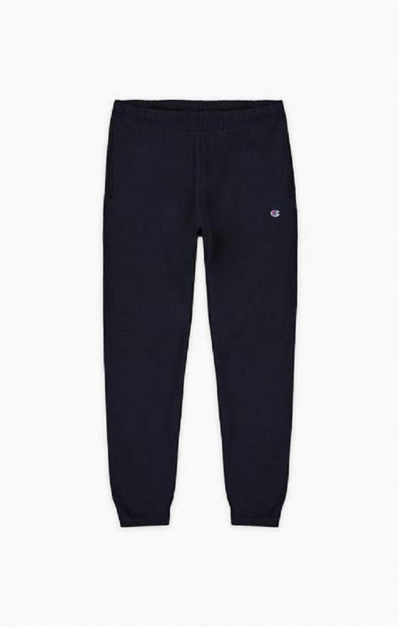 Pantalon Jogger Champion Reverse Weave Joggers Homme Bleu Foncé | 0568-MWAGU