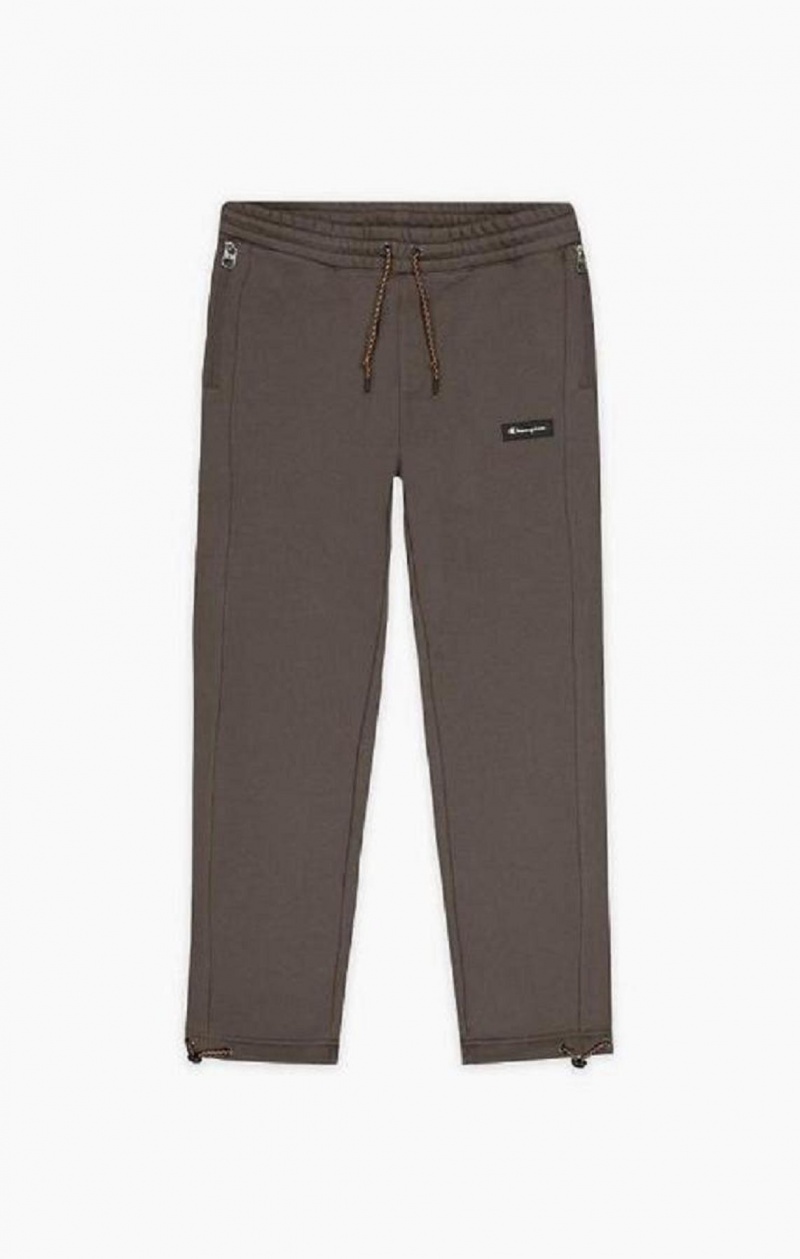 Pantalon Jogger Champion Rubber Label Script Logo Fleece Pants Homme Vert | 5609-MWEBN