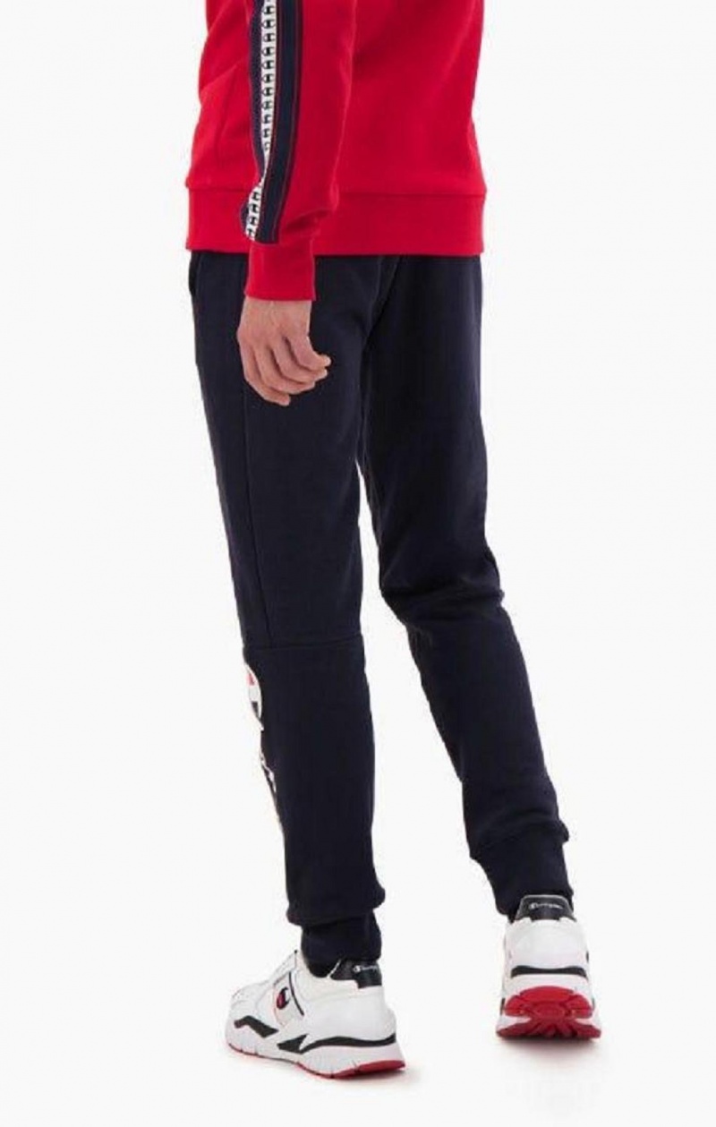 Pantalon Jogger Champion Script Logo Coton Terry Joggers Homme Grise Clair | 9261-HGSIA