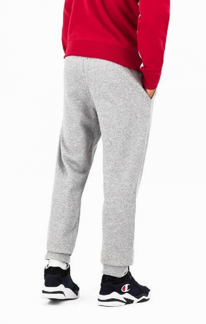 Pantalon Jogger Champion Script Logo Fleece Joggers Homme Grise Foncé | 6543-IXTEP