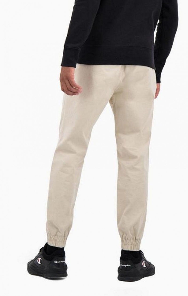 Pantalon Jogger Champion Stretch Coton Twill Cuffed Trousers Homme Marron | 4268-CGNTB