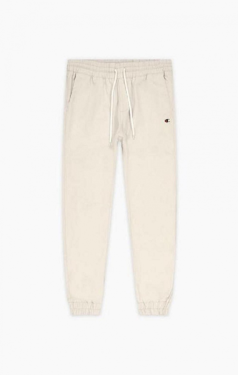 Pantalon Jogger Champion Stretch Coton Twill Cuffed Trousers Homme Marron | 4268-CGNTB