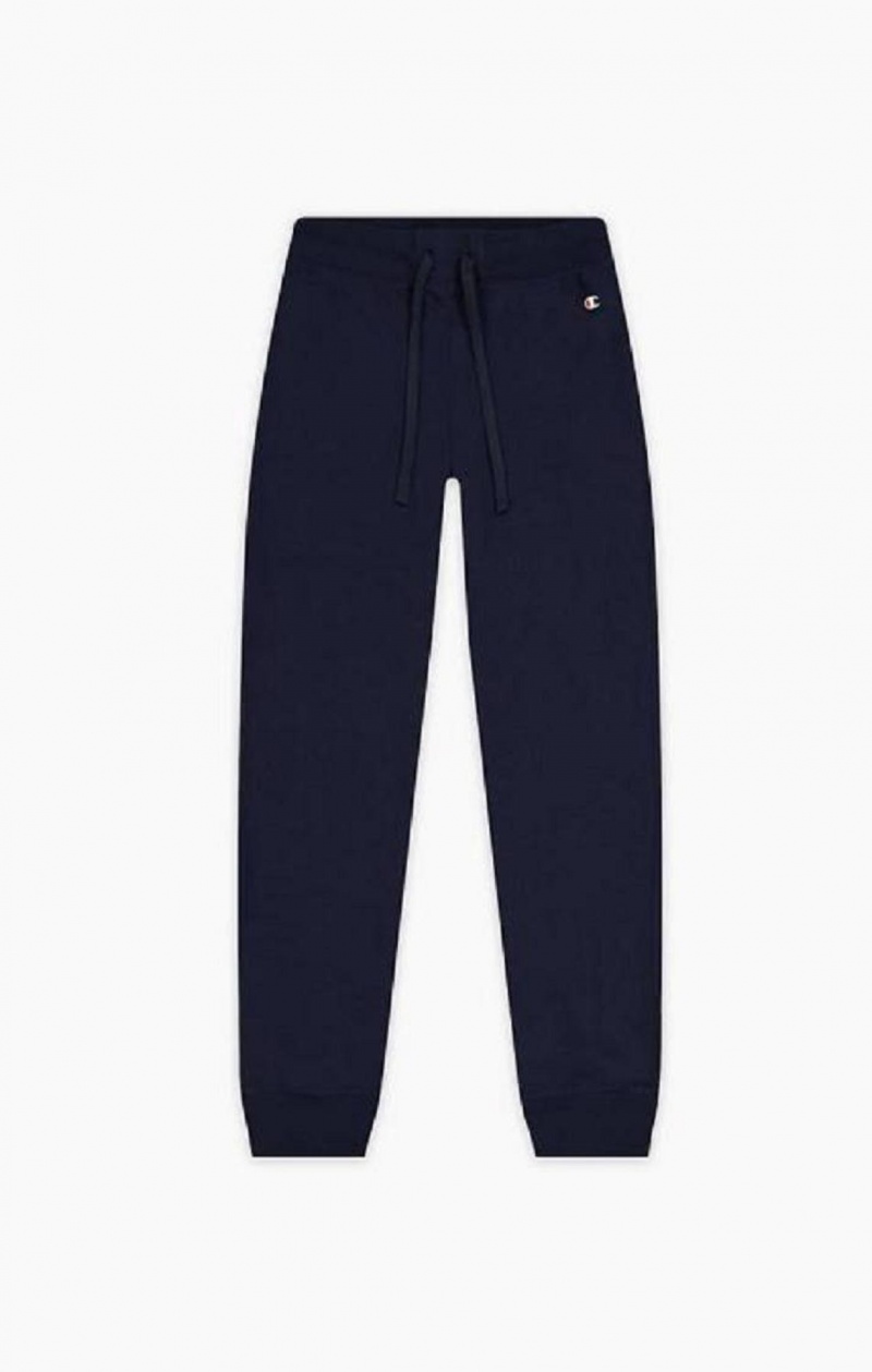 Pantalon Jogger Champion Stretch Coton Terry Joggers Femme Bleu Foncé | 8359-QAEWL