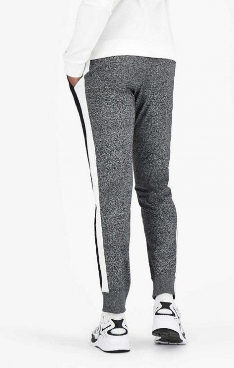 Pantalon Jogger Champion Stripe Insert Cuffed Joggers Homme Grise Foncé | 9623-XHWMV